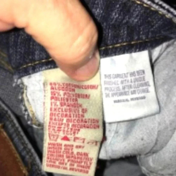 Tommy Hilfiger Womens Bootcut Jeans Slim Leg Stretch Light Distress Hem Double B - Picture 5 of 7